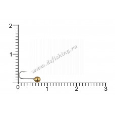 Мормышка вольфрамовая Дробинка с отверстием спортивная Ø 2,0 вес 0,09 г