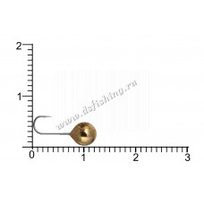 Мормышка вольфрамовая Шар с отверстием Ø 5,0 вес 1,11 г